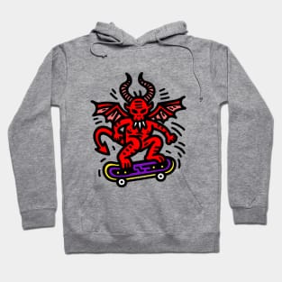 Devil on a skateboard Hoodie